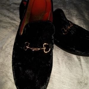 Men's velvet slippers shoes